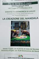 Oggi, tutto il giorno. Chiusura e dissoluzione del Mandala alle 19.00.